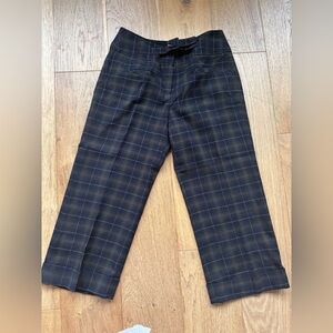 Vintage Talbots B.moss plaid relaxed fit capri pants 2